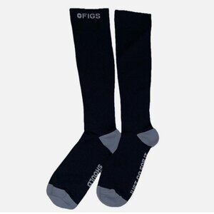 FIGS Compression Socks Small - Black I Think You Should/ Just Go For It - NEW